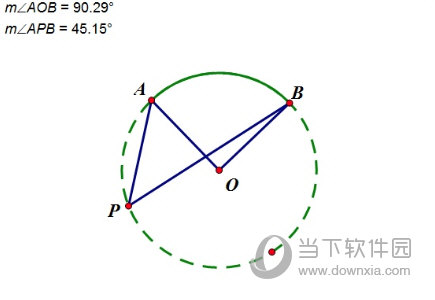 几何画板怎么制作圆周角定理演示动画