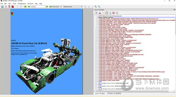 LPub3D汉化版(乐高模型搭建软件) V2.4.1.0.2389 中文版