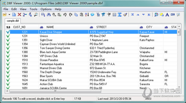 DBF Viewer 2000(DBF阅读工具) V6.1 中文版