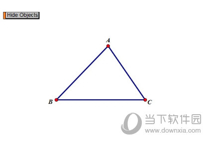 几何画板怎么制作隐藏显示按钮