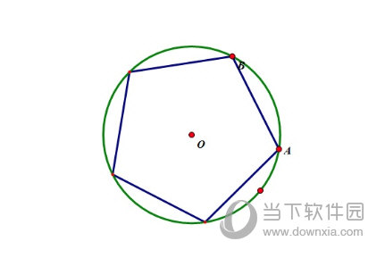 几何画板如何画圆内接正五边形