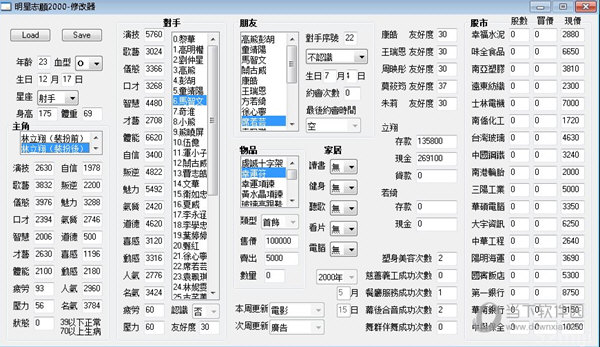 明星志愿2000修改器 V1.0 绿色免费版