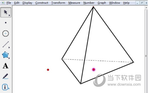 几何画板如何画三棱锥